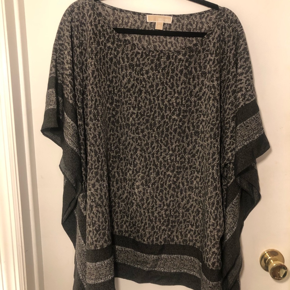 Michael Kors Kaftan Leopard Shirt